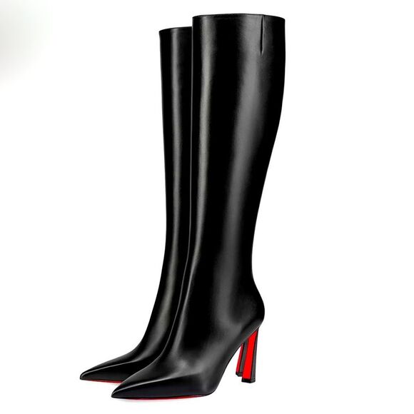 NEW Christian Louboutin Knee-High Boots 8.5 - Picture 1 of 9